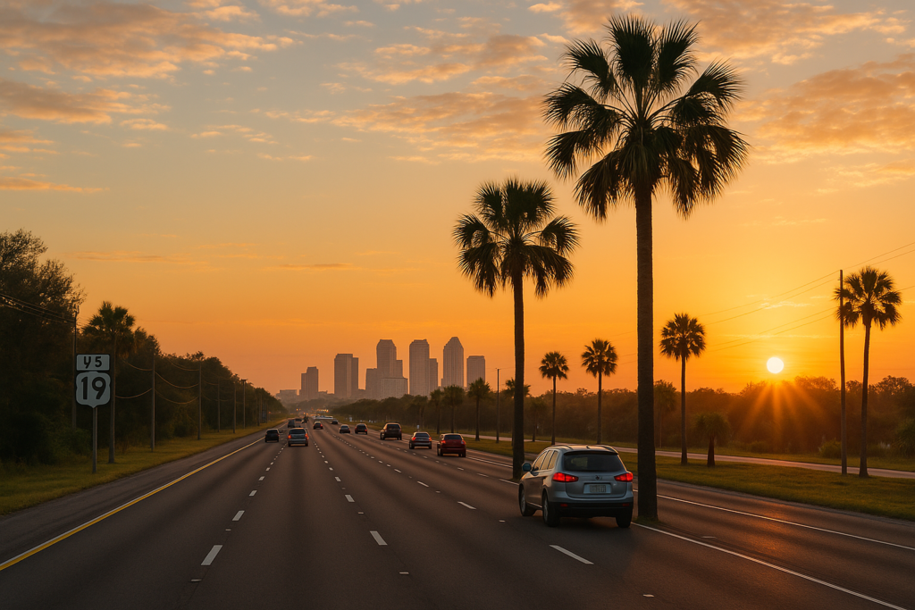 Brooksville Florida commute to Tampa
