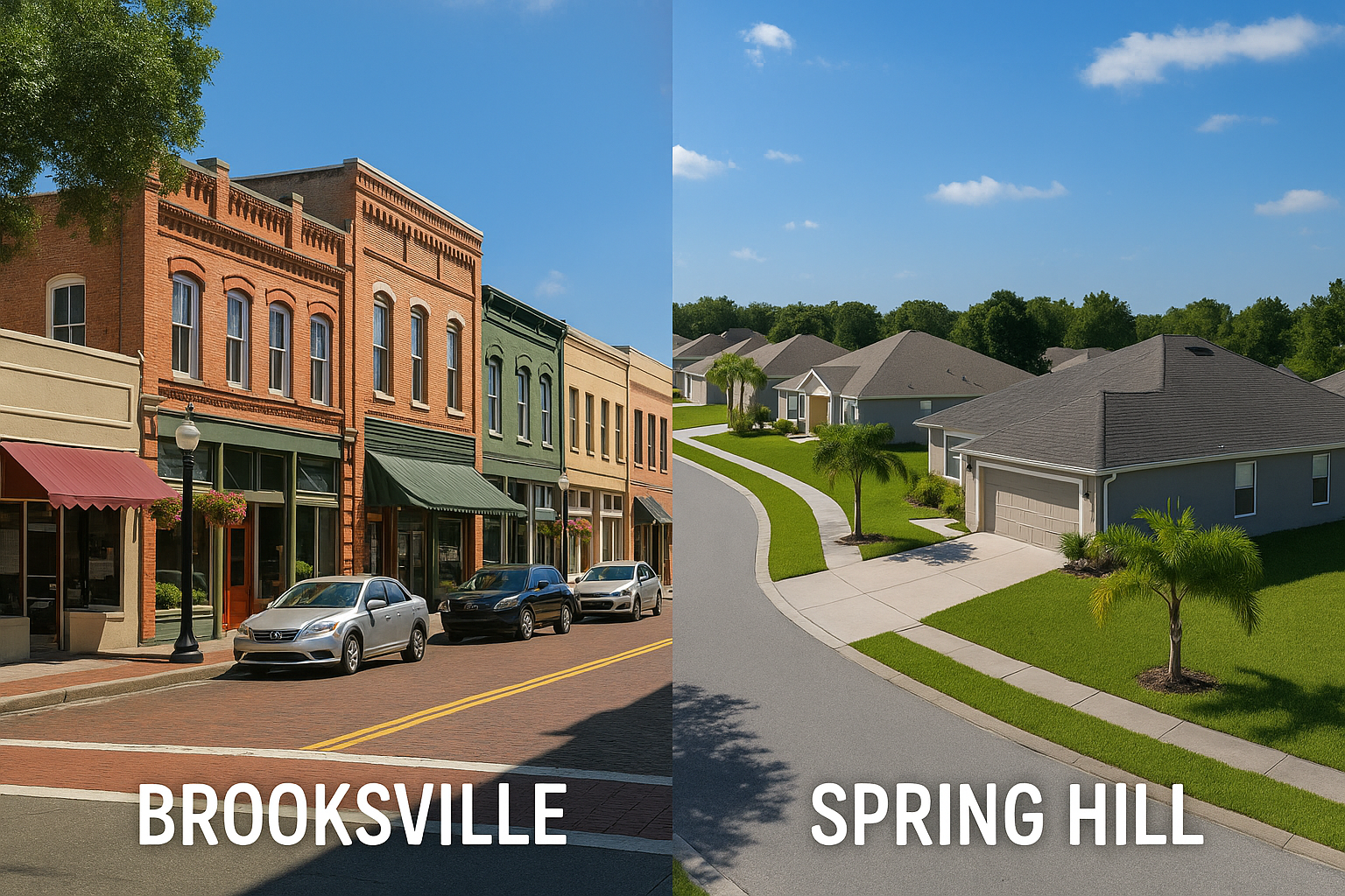 Brooksville FL vs Spring Hill: Where Should You Buy?
